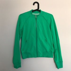 LULULEMON green zip up jacket 6